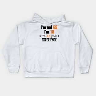 65th birthday Kids Hoodie